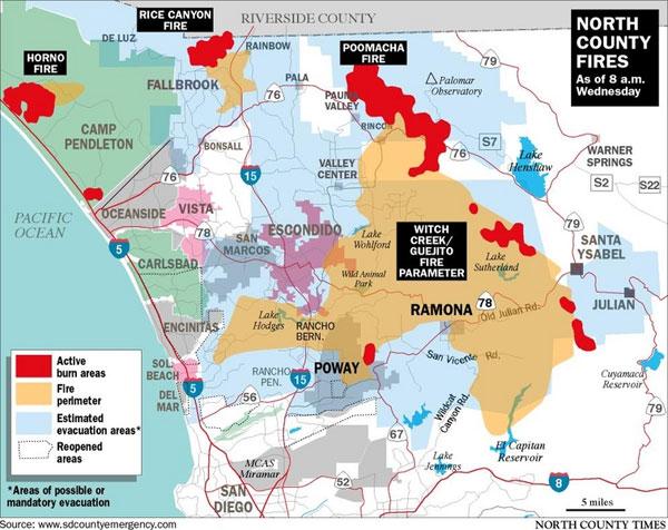 Fire map